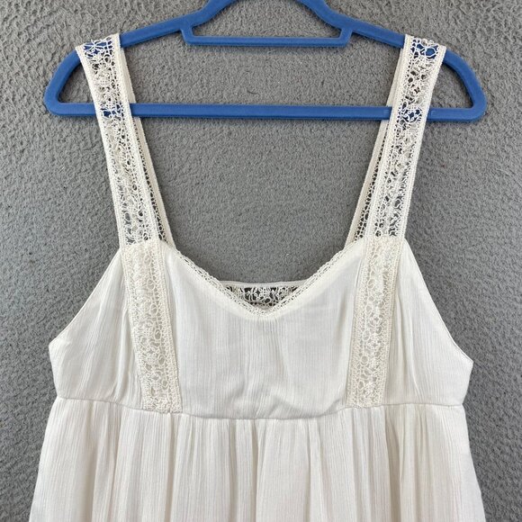 New BCBGeneration Women's Crochet Strap Open Back Short Sundress size M - Picture 7 of 14